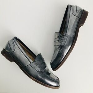 Johnson and Murphy Metallic Loafers